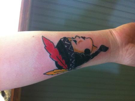 Jen Godfrey - indian girl- sailor jerry